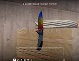 Nomad Knife marble fade 