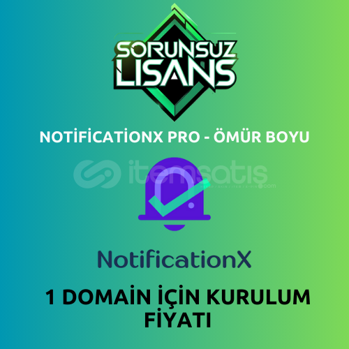 NotificationX Pro - Ömür Boyu NotificationX Pro - Ömür Boyu