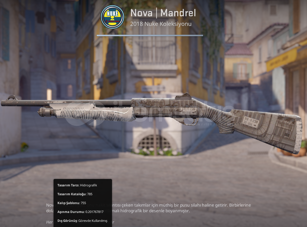 Nova | Mandrel (Görevde Kullanılmış) 0.20 Nova | Mandrel (Görevde Kullanılmış) 0.20