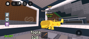 Nuclearo Dinasouro gold 