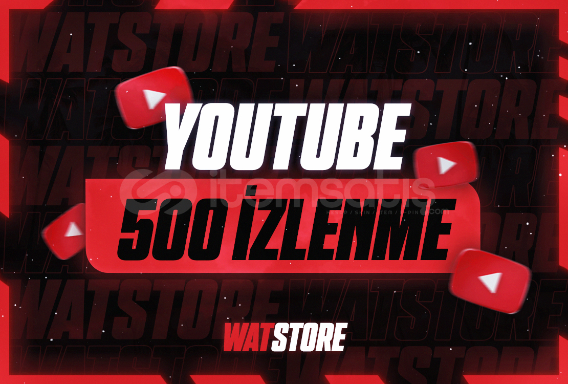 ⚡YouTube 500 İzlenme ⚡YouTube 500 İzlenme