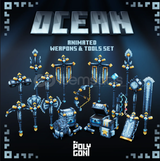 Ocean Animated Weapons & Tools Set