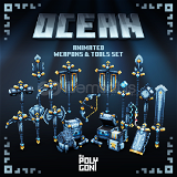 ⭐Ocean Animated Weapons & Tools Set⭐