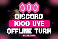 ✅ (Offline) +1.000 Türk Üye | Garantili ⭐