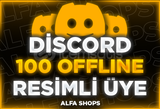 ⭐️[OFFLINE] Discord 100 Üye RESİMLİ