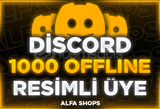 ⭐️[OFFLINE] Discord 1000 Üye RESİMLİ