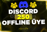 ⭐️[OFFLİNE] Discord 250 Üye KALITELI