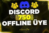 ⭐️[OFFLİNE] Discord 750 Üye KALITELI