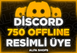 ⭐️[OFFLINE] Discord 750 Üye RESİMLİ