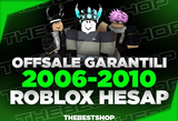 ⭐️OFFSALE | 2006-10 Roblox VİP Hesabı⭐️