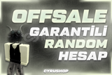 ⭐[OFFSALE GARANTİLİ]⭐ RANDOM ROBLOX HESABI