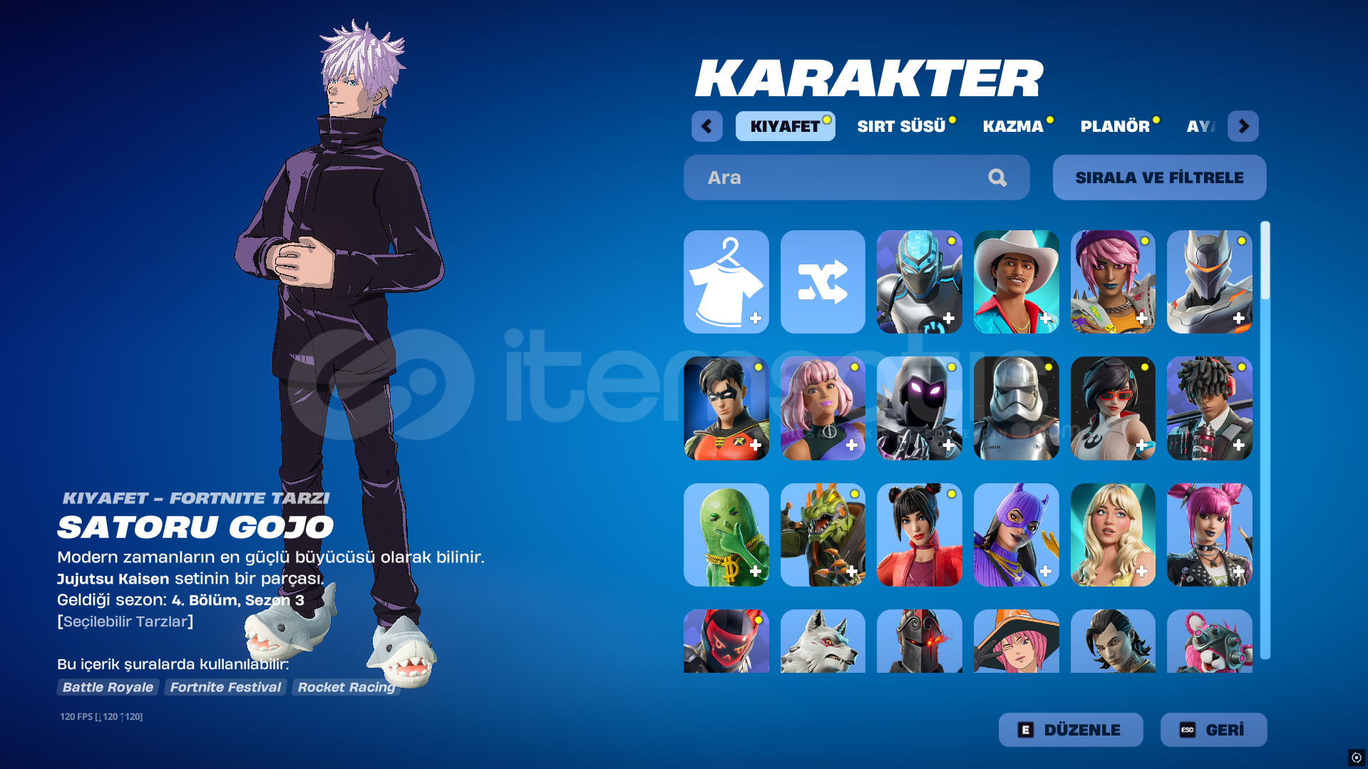 OG skinli efsane hesap OG skinli efsane hesap