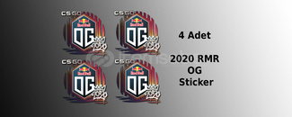 OG Takımı RMR 2020 - 4'lü Sticker OG Takımı RMR 2020 - 4'lü Sticker