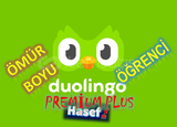 (ÖĞRENCİ)Duolingo Plus / Ömür Boyu