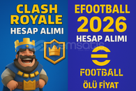 Ölü fiyata Pes ve Clash royale hesapları @lınır