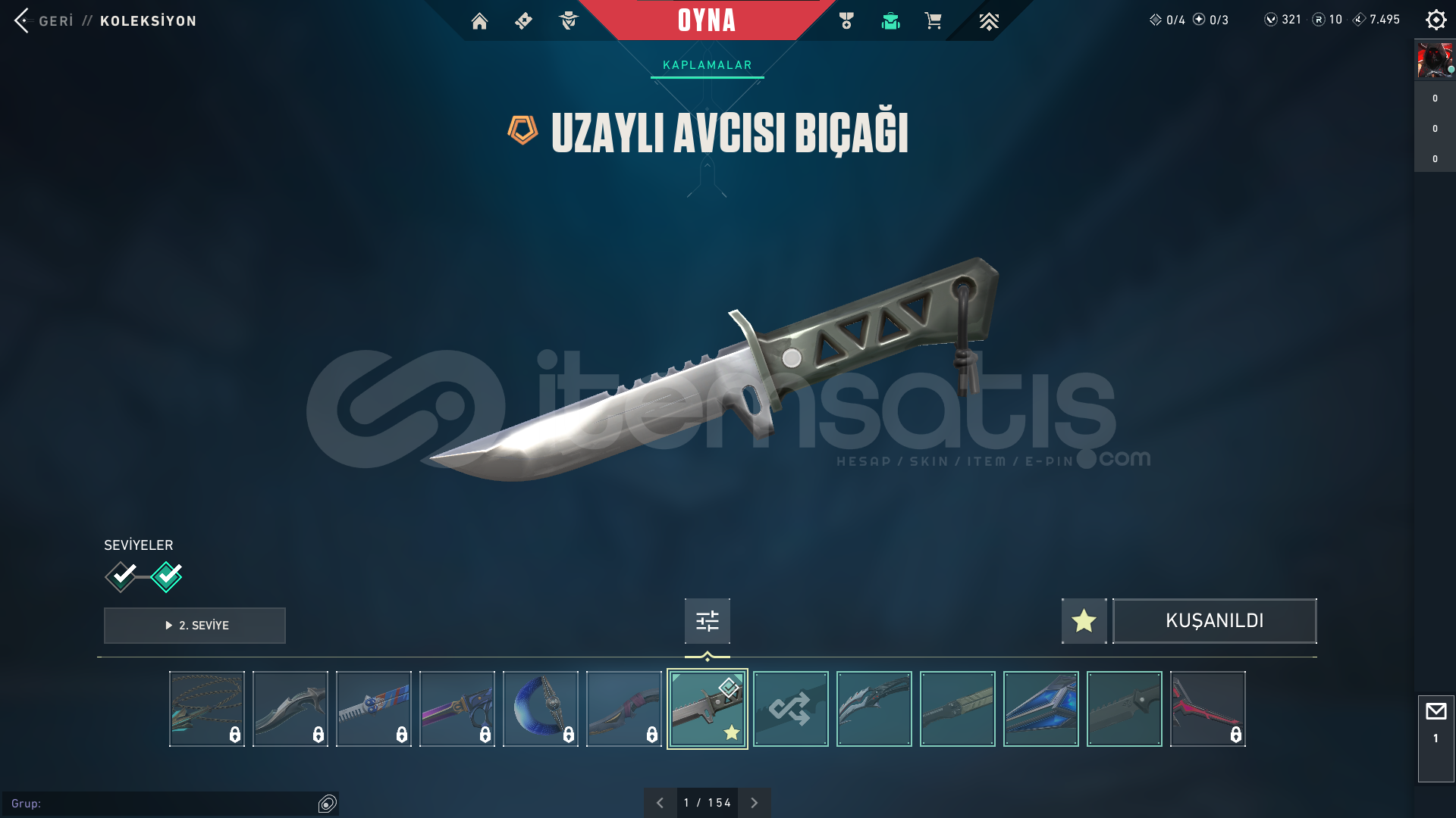 ⚡|TR| 4 BIÇAKLI ON NUMARA SKİN DOLU HESAPPP⚡ ⚡|TR| 4 BIÇAKLI ON NUMARA SKİN DOLU HESAPPP⚡