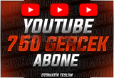 ⭐ORGANİK+ ÖMÜR BOYU⭐ 750 GERÇEK YOUTUBE ABONE