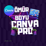 Ömür Boyu Canva Pro! ( Kendi Hesabınızda)