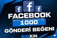 Ömür Boyu Garanti-Facebook 1000 Gönderi Beğeni