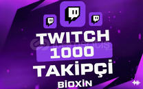 Ömür Boyu Garanti-Twitch 1000 Takipçi