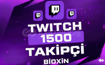 Ömür Boyu Garanti-Twitch 1500 Takipçi