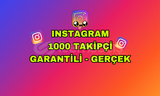 (ÖMÜR BOYU GARANTİLİ) 1000 TAKİPÇİ GERÇEK 