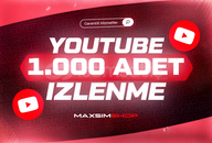 [ÖMÜR BOYU GARANTİLİ]– 1000 YouTube İzlenme
