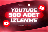  [ÖMÜR BOYU GARANTİLİ]– 500 YouTube İzlenme 