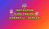 (ÖMÜR BOYU GARANTİLİ) 5000 TAKİPÇİ GERÇEK 