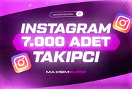 [Ömür Boyu Garantili] 7000 Instagram Takipçi 