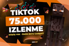 ⚡[Ömür Boyu Garantili] 75.000 TikTok İzlenme⚡