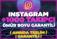 ⭐[ÖMÜR BOYU GARANTİLİ] İNSTAGRAM 1000 TAKİPÇİ ⭐