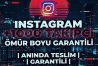 ⭐[ÖMÜR BOYU GARANTİLİ] İNSTAGRAM +1000 TAKİPÇİ ⭐