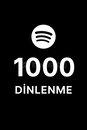 Ömür Boyu Garantili Spotify 1000 Dinlenme