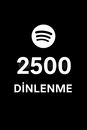 Ömür Boyu Garantili Spotify 2500 Dinlenme