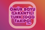 ⚡ ÖMÜR BOYU GARANTİLİ | TÜRK 1000 TAKİPÇİ