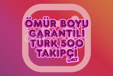 ⚡ ÖMÜR BOYU GARANTİLİ | TÜRK 500 TAKİPÇİ
