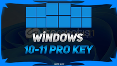 [ÖMÜR BOYU GARANTİLİ] WİNDOWS 10-11 LİSANS KEY