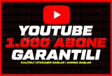 ⭐✅{ÖMÜR BOYU+ HIZLI}⭐YOUTUBE 1000 GERÇEK ABONE⭐