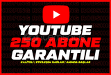⭐✅{ÖMÜR BOYU+ HIZLI}⭐YOUTUBE 250 GERÇEK ABONE⭐