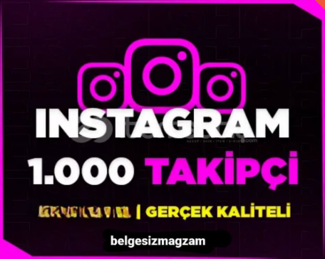 İnstagram 1.000 Takipçi 365 Gün Garantili  İnstagram 1.000 Takipçi 365 Gün Garantili