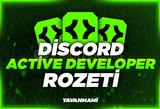 [Ömürlük] Discord Active Developer Rozeti 