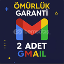 ⭐ ÖMÜRLÜK GARANTİ 2 ADET GMAİL HESABI ⭐