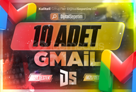 ⭐[ÖMÜRLÜK] Gmail 10 Adet Hesap + Garantili⭐