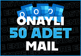 50 Adet Outlook Mail + GARANTİ