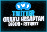 ⭐ Onaylı Hesap Retweet+Beğeni YÜKSEK ETKİLEŞİM