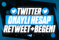 ⭐[ONAYLI HESAPTAN] Twitter(X) Retweet + Beğeni