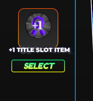 One Fruit +1 Title Slot İtem One Fruit +1 Title Slot İtem