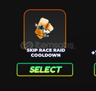 One Fruit Skip Race Raid Cooldown