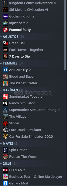 önemli oyunlar olan steam hesabı önemli oyunlar olan steam hesabı